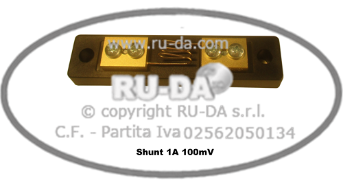 Shunt_1A_100mV_1Ampere_100millivolt_RU-DA_SHUNT_ITALY_DIN43703