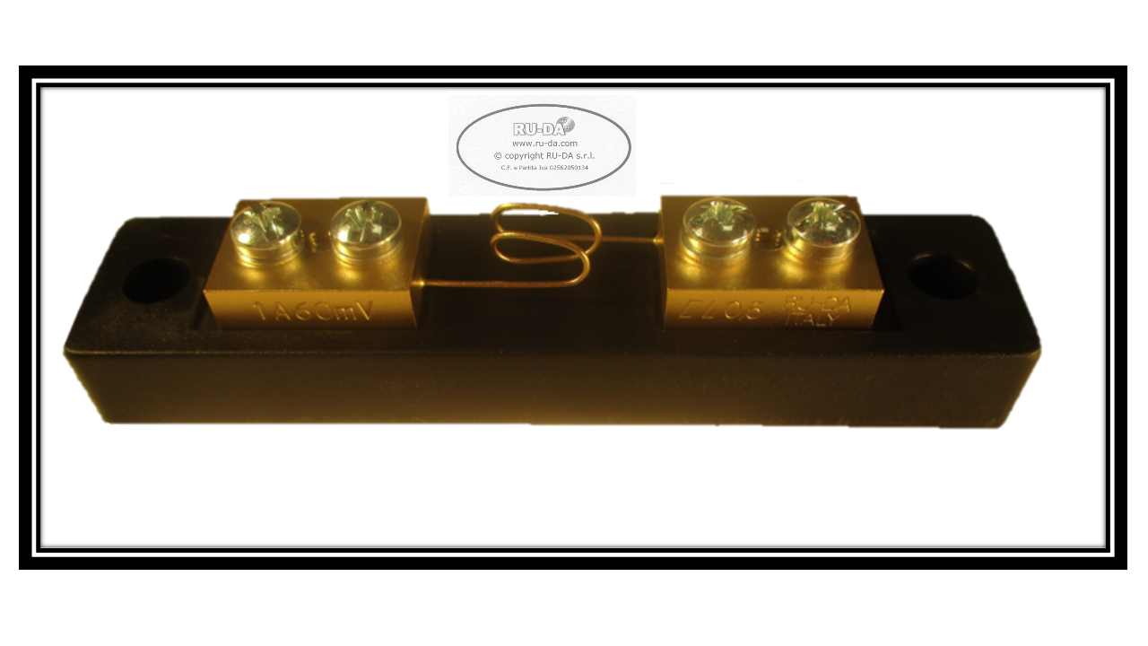 RU-DA ITALY Shunt Nebenwiderstand Derivateur Derivador ampermetro resistores de shunt resistores de shunt 1A 60mV